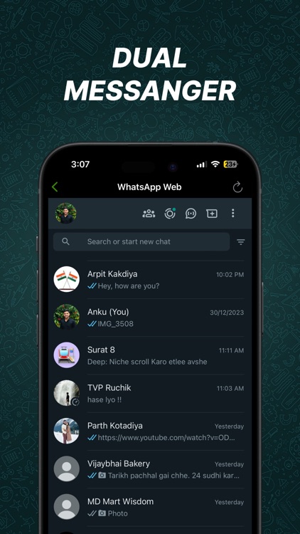 Dual Space Parallel App Cloner