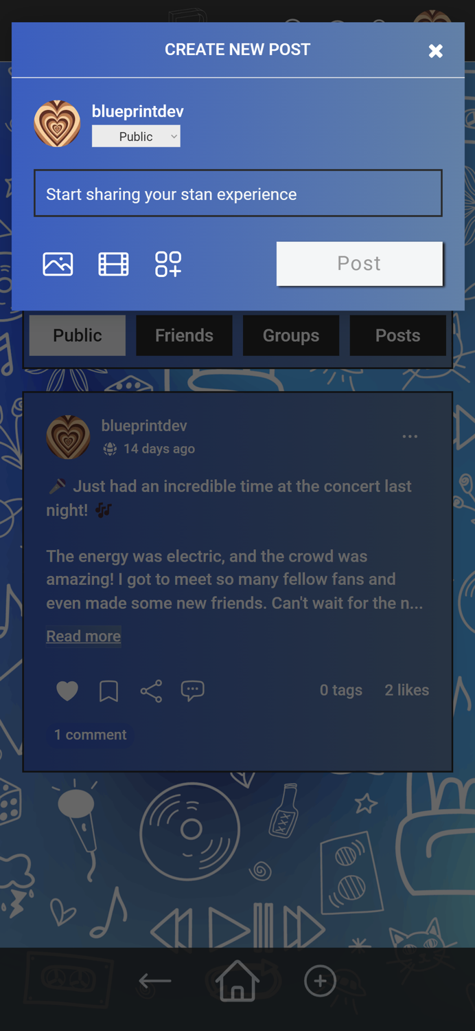 Blueprint Stan Experience