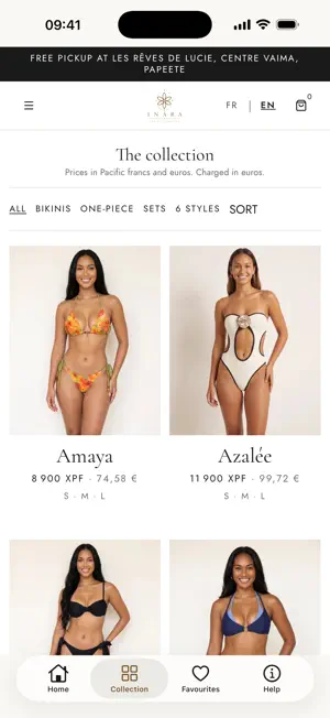 INARA — Tahiti Swimwear screenshot 1