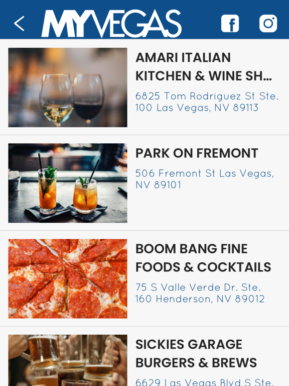 MyVegas iPad screenshot 2 - Lifestyle app