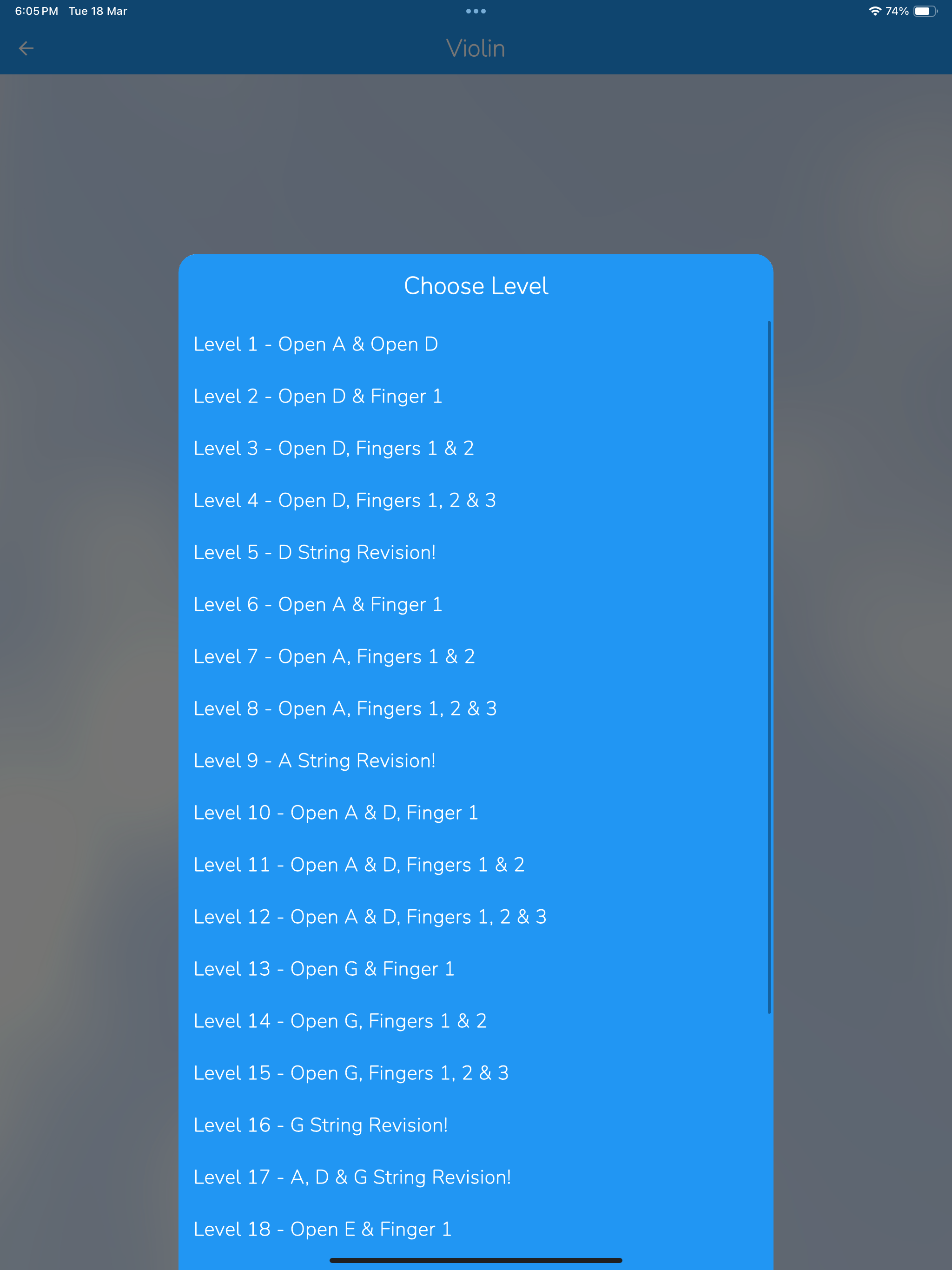 String Note Tutor