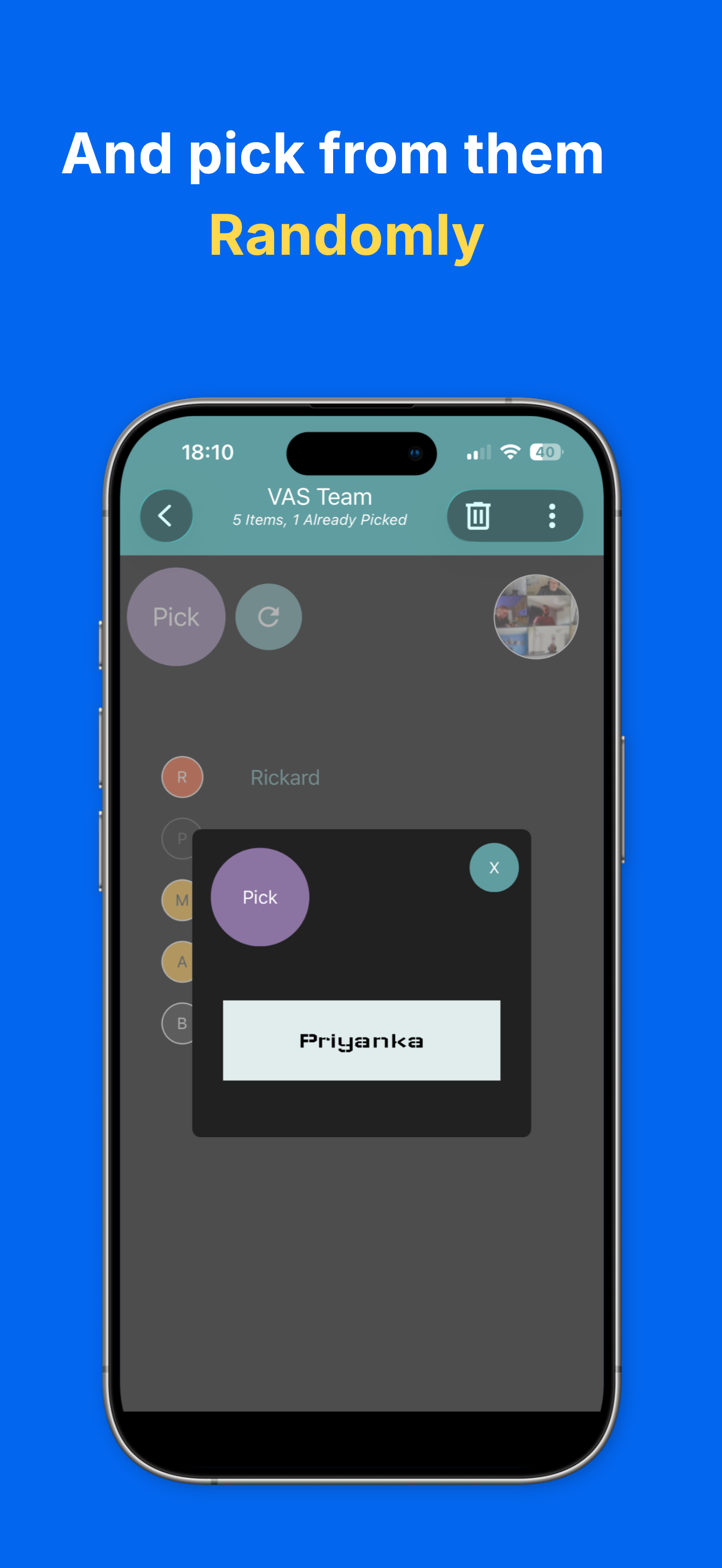 Pick 4 Me: Random Decision screenshot 5