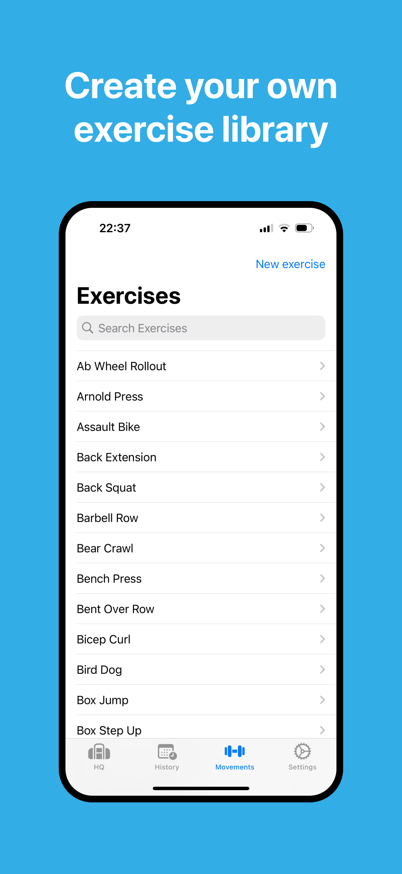 Seshin: Workout Tracker