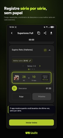 Unifit App screenshot