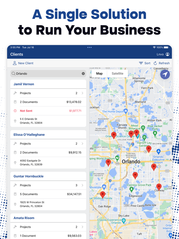 Lnvo iPad screenshot 3 - Business app