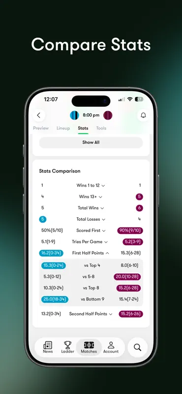 Tryline: NRL Live Scores screenshot 9 of 10