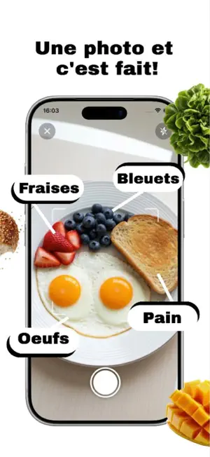 Compteur Calories IA - Mes Cal screenshot 2