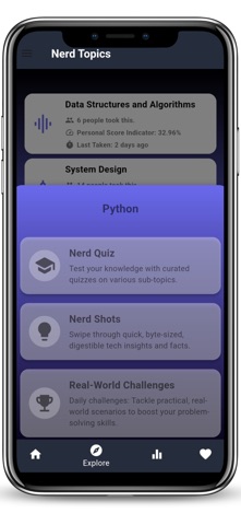Nerd Nudge: Daily Tech Quiz iPhone screenshot