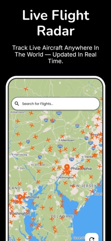Flight Radar Tracker iPhone screenshot