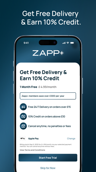 Screenshot #2 pour Zapp – 24/7 Drinks & Groceries