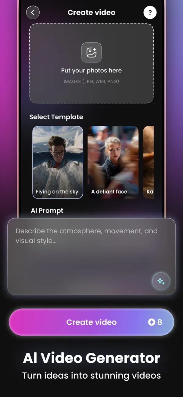 Screenshot #2 pour AI Video Maker Studio