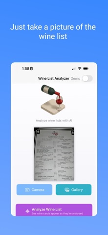 Wine List: Order confidently Screenshot 1 of 6