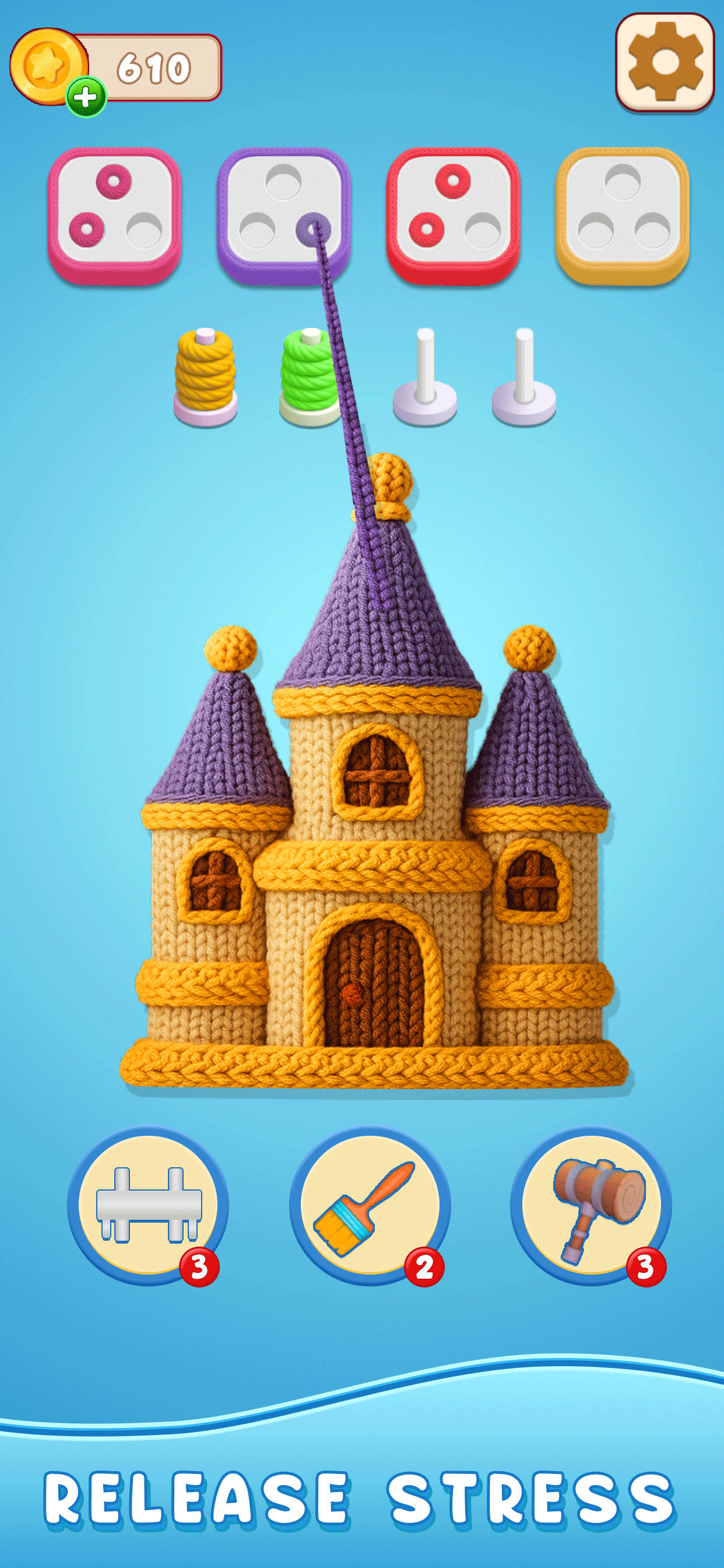 Wool Sort 3D:Color Puzzle Game