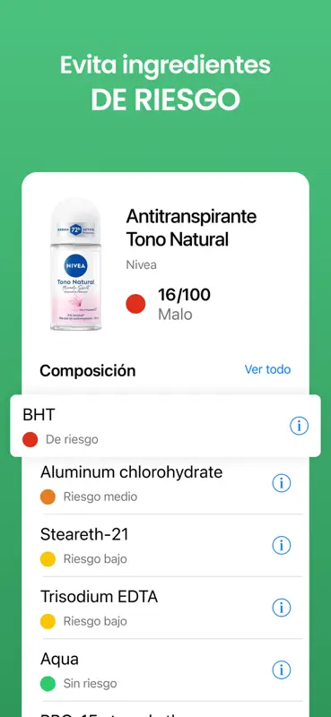 Yuka - Food & Cosmetic Scanner screenshot 2 of 4