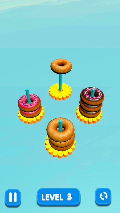 Donut Sort Color Puzzle Games Screenshot
