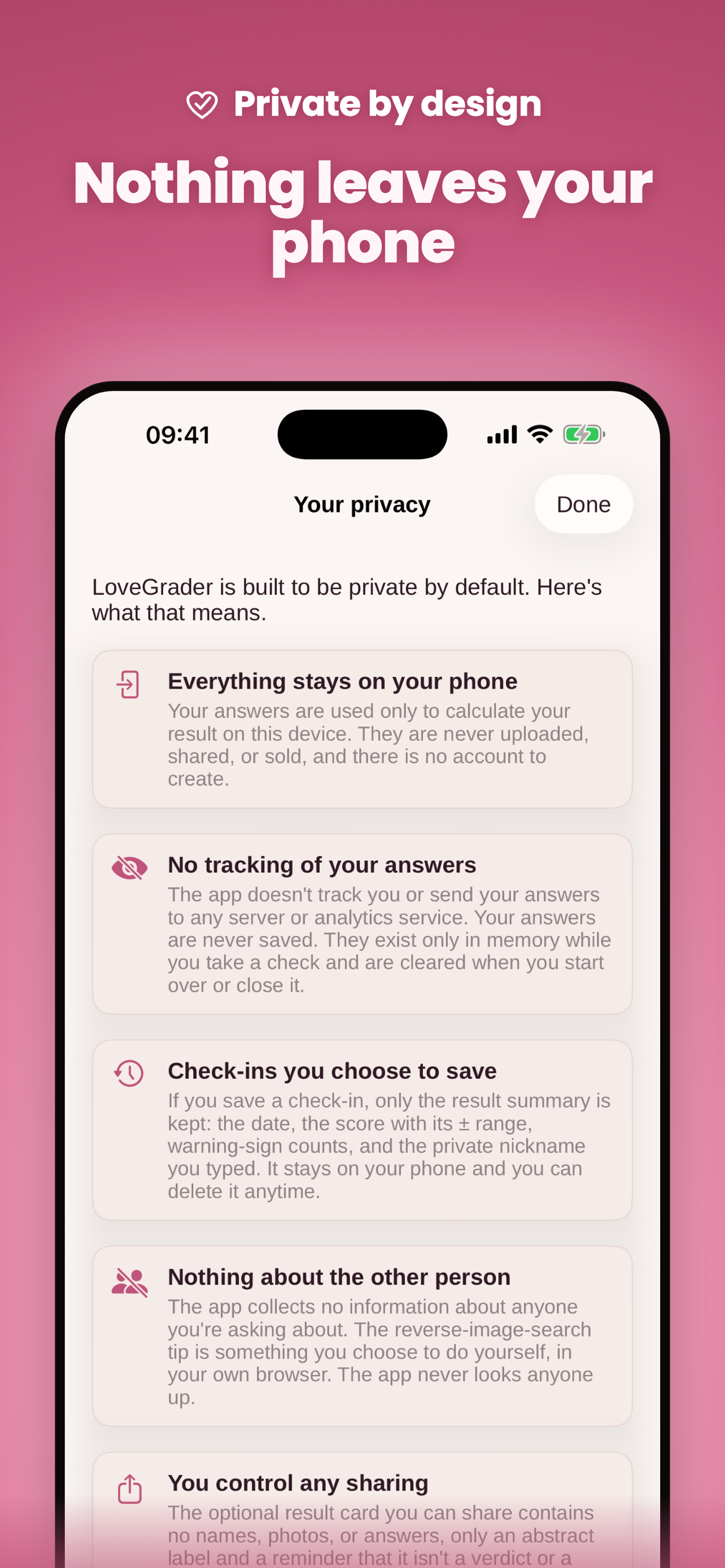 LoveGrader: Romance Scam Check screenshot 2