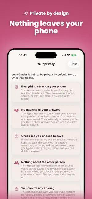 LoveGrader: Romance Scam Check screenshot 2