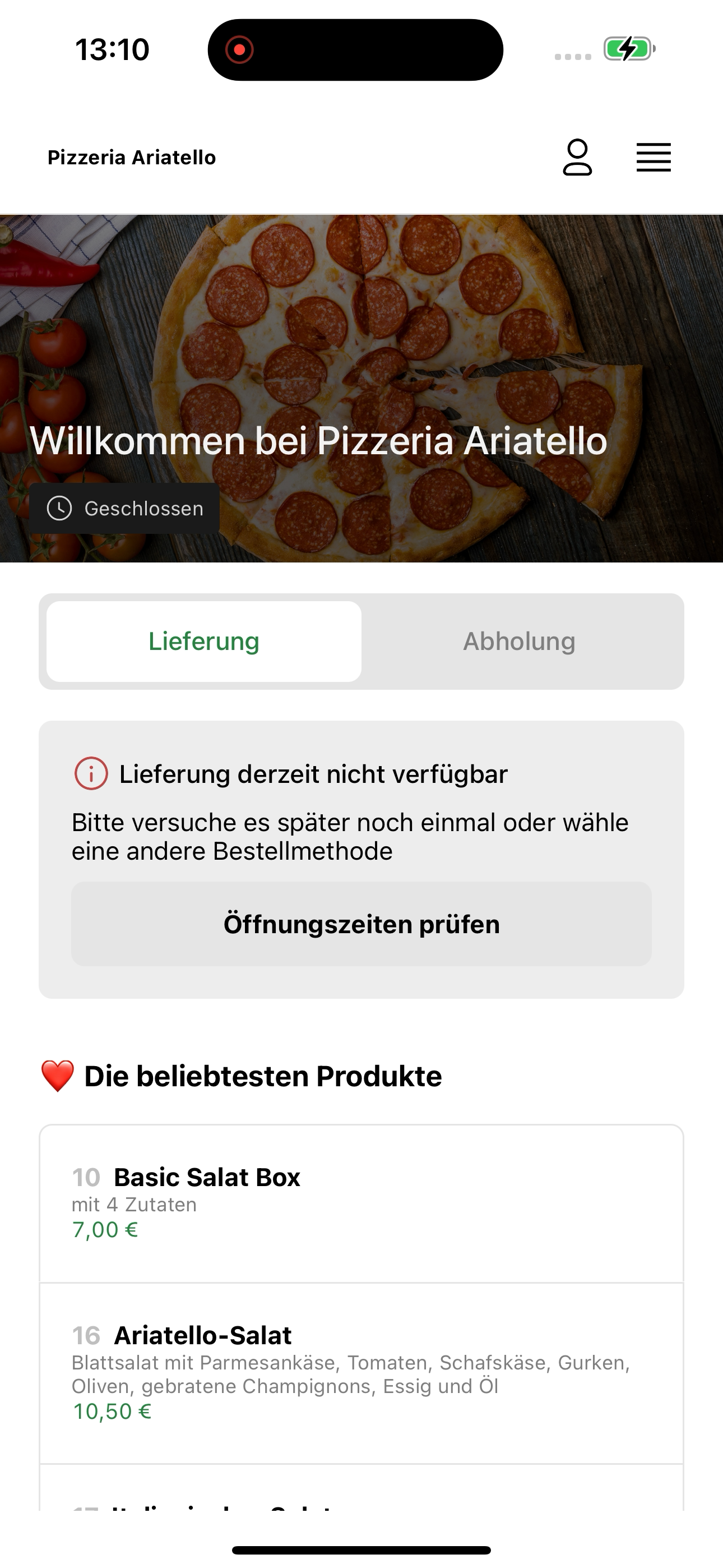 Pizzeria Ariatello screenshot 6