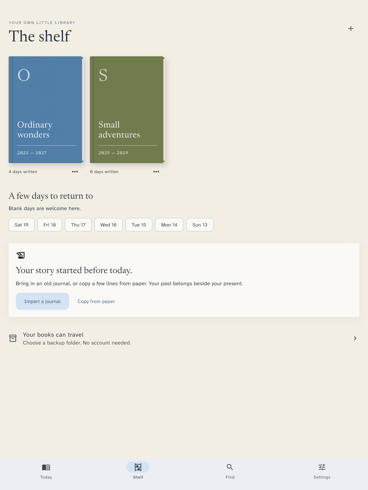 Screenshot 5 of Yearshelf: 5-Year Journal