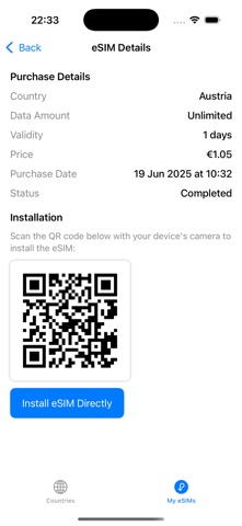 Prepaidzero eSIM for Travelers screenshot