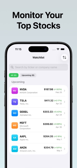 Earnings Beat Screenshot 2 of 4