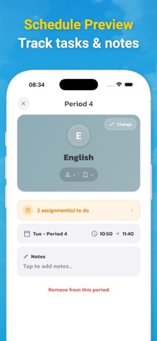 Easy Timetable for School Screenshot 6 of 6