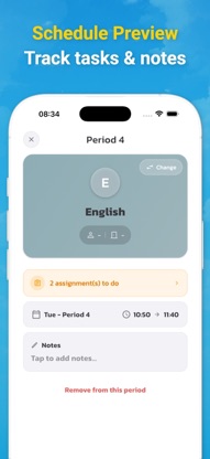 Easy Timetable for School screenshot 6