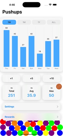 Pushups - Track Your Progress screenshot