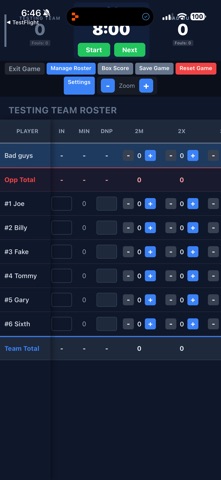 Hoop Stats Pro screenshot