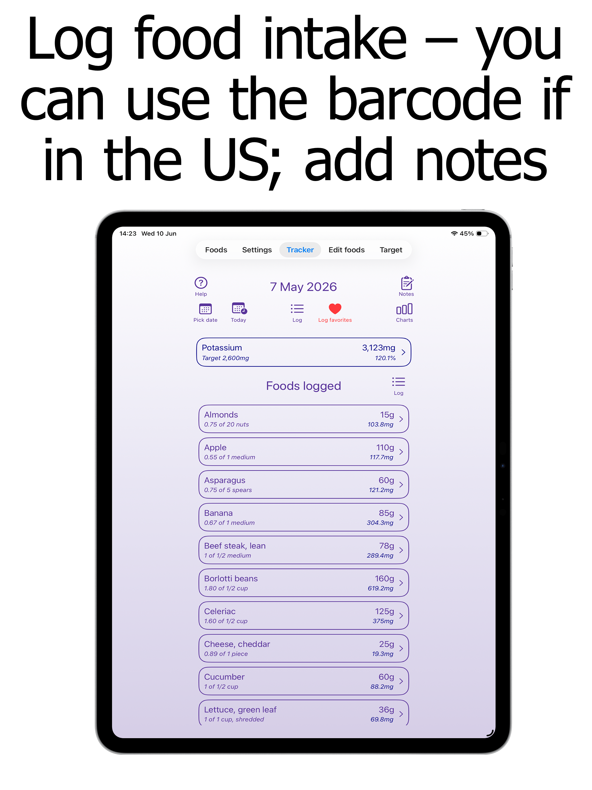 Potassium Counter & Tracker screenshot 13