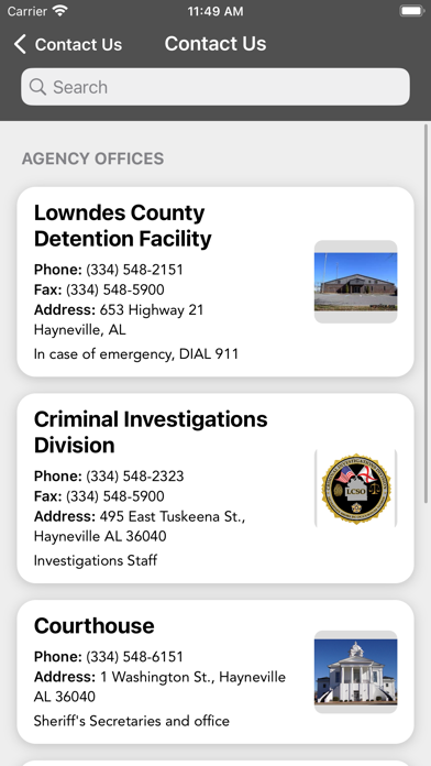Lowndes County Sheriff Screenshot