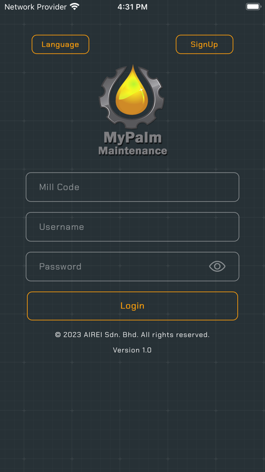 MyPalm Maintenance - 1.0 - (iOS)