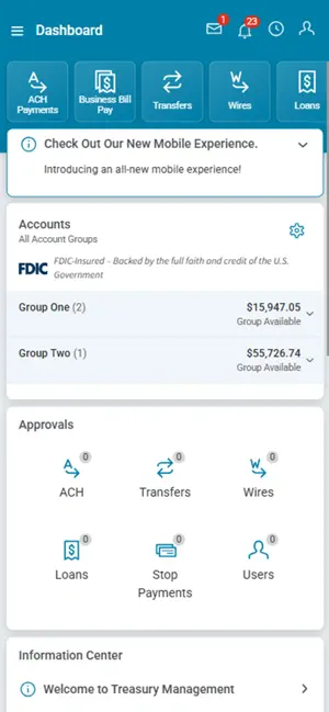 Climate First Treasury Mgmt screenshot 1