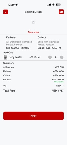 RTG Luxury Car Rental screenshot