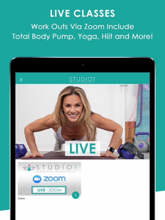 STUDIO1 by Fitness with Maria iPad screenshot 6 - Health & Fitness app