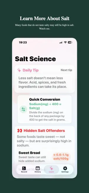 SaltLess: Sodium Tracker screenshot 4