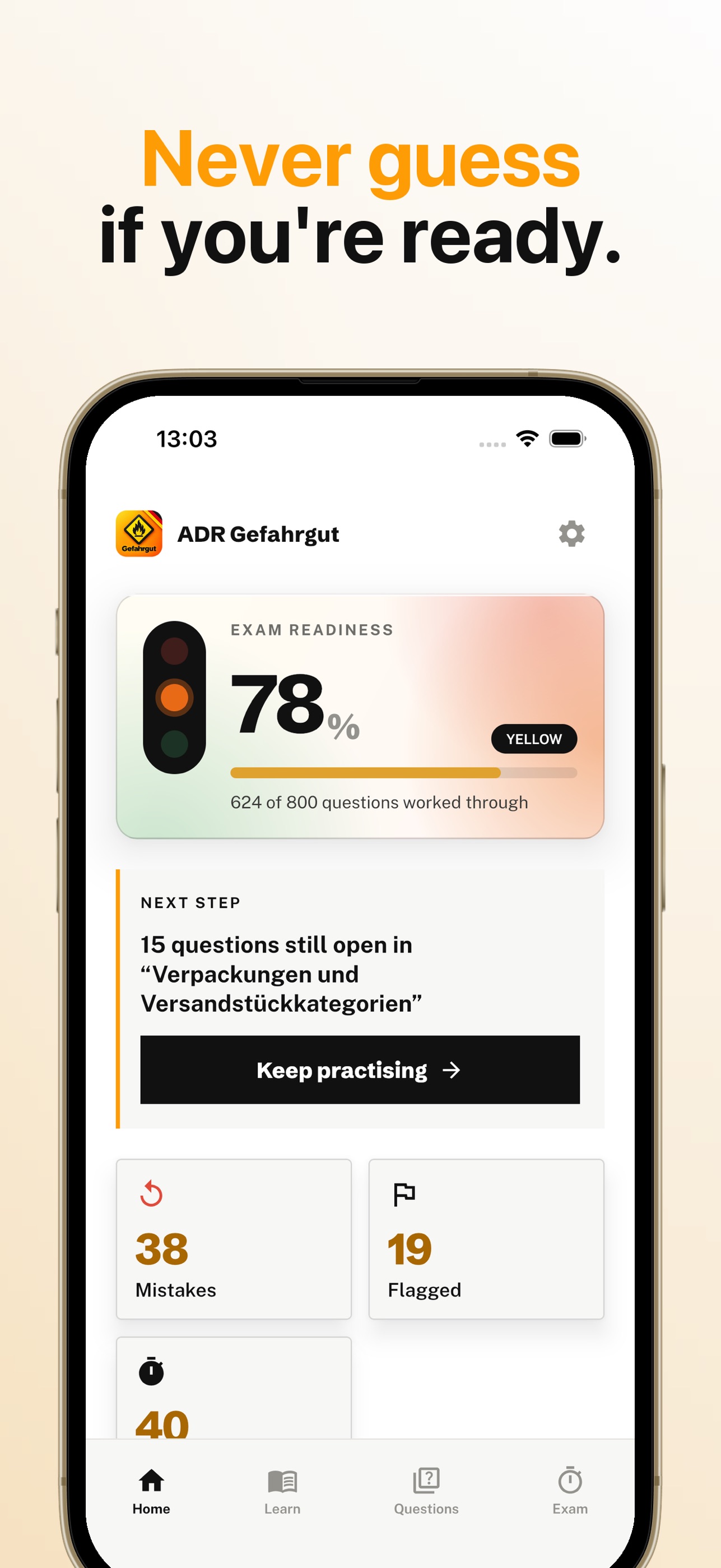 Screenshot 2 of ADR Gefahrgut Prüfung