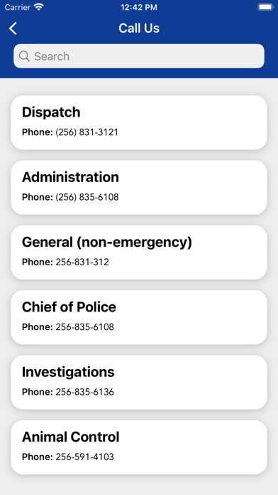 Oxford Police Department AL Screenshot