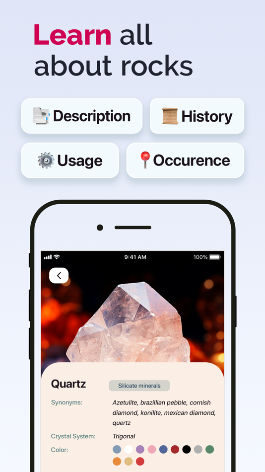 #2. Rock ID - Stone Identifier (iOS) 由: AIBY