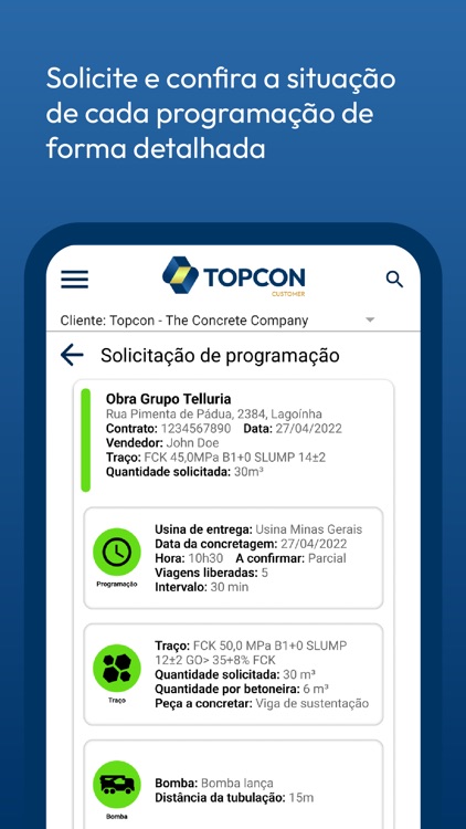 Cliente Magalhães Concreto