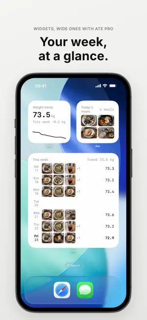 Ate: Food Photo & Weight Log screenshot 4