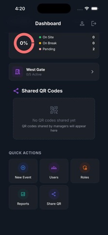 SafeZone - Event Management screenshot