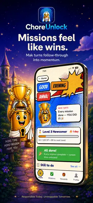 ChoreUnlock: Chores & Rewards screenshot 1