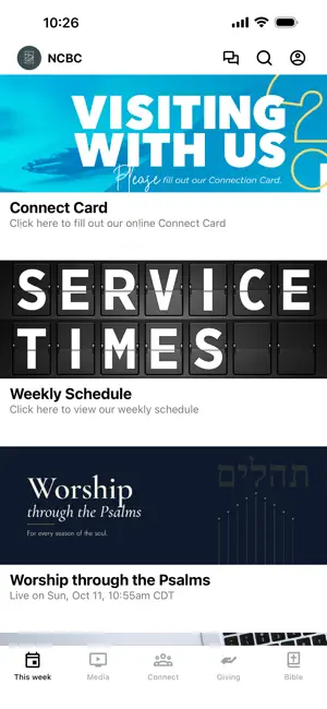 Nances Creek Baptist Church screenshot 1