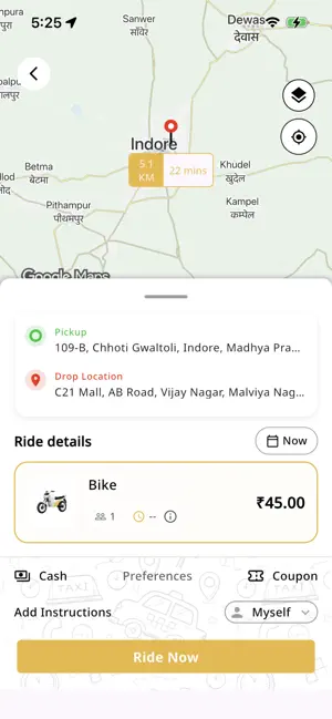 Vayu Rides screenshot 2