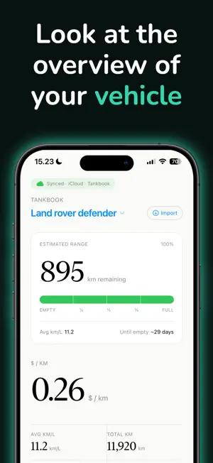 car stats screenshot 1