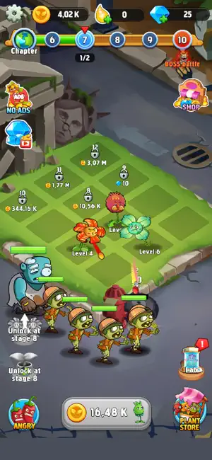 Bloom Merge: Undead Clash screenshot 3