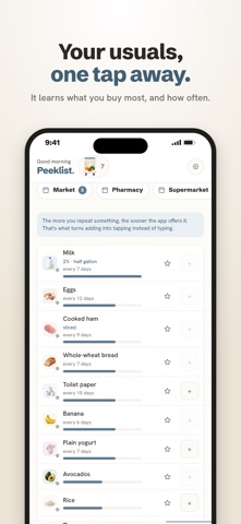 Peeklist: Grocery List screenshot 7
