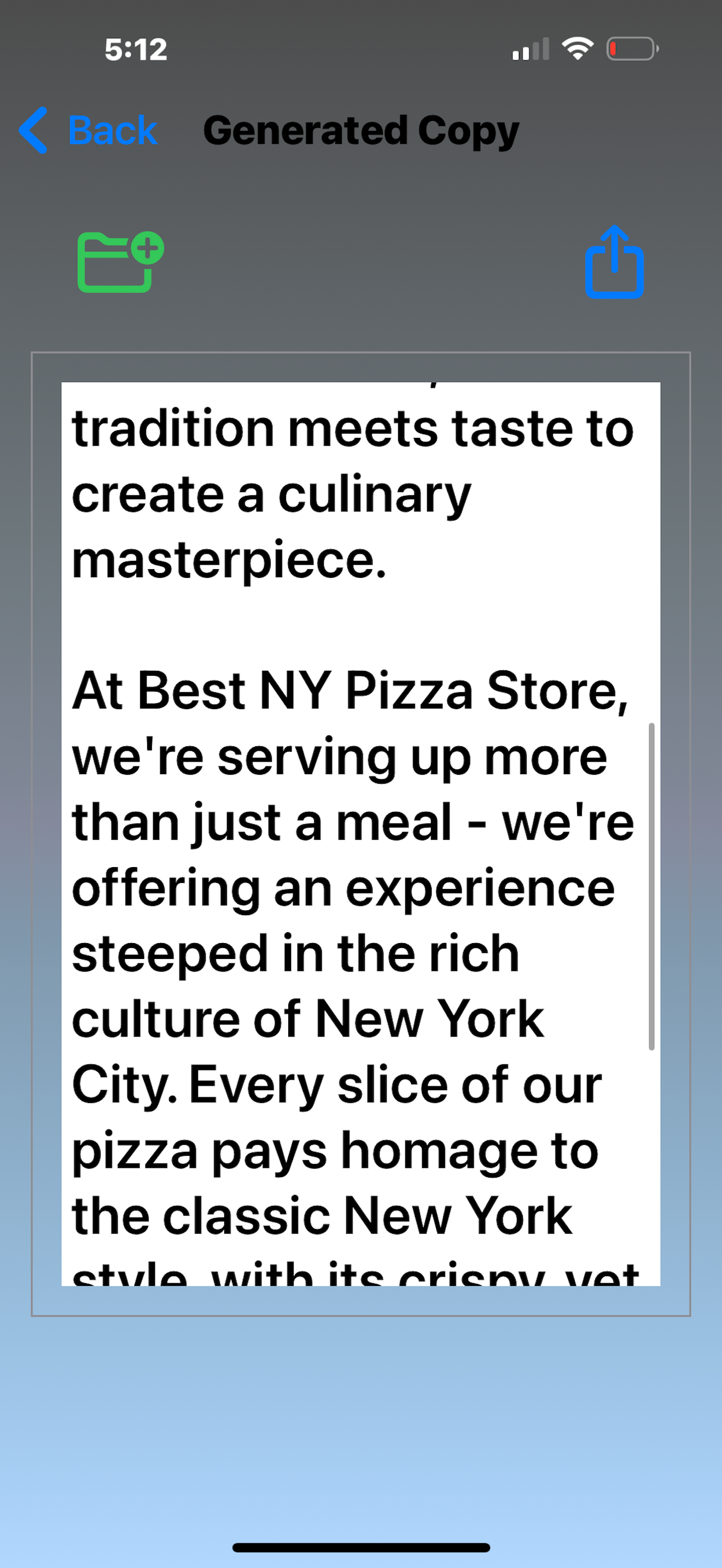Copy Writing Ai