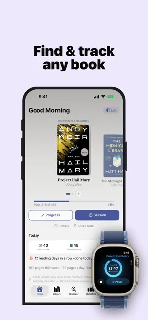 Book Tracker & Log: ReadShelf screenshot 1